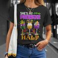 Mardi Gras Outfit She's My Drunker Half Carnival Men T-Shirt Gifts for Her