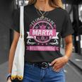 Marta Nombre Es Una Cosa De Marta No Lo Entenderías Camiseta unisex Regalos para ella