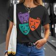 Máscaras De Teatro De Época I Actores I Teatro Camiseta unisex Regalos para ella