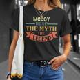 Mccoy The Man The Myth The Legend Custom Name T-Shirt Gifts for Her