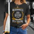 Mcguinness Irish Name Vintage Ireland Family Surname T-Shirt Gifts for Her