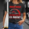 Mein Herz Schlägt Nicht Es Dreh- Motorcycle Biker T-Shirt Geschenke für Sie