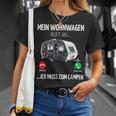 Mein Wohnwagen Ruft An Muss Zum Camping Camper T-Shirt Geschenke für Sie