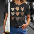 Melanin Hearts Social Justice Equality Unity Protest T-Shirt Gifts for Her
