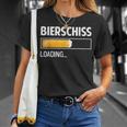 Men's Bierschiss Saufen Bier Malle Witz Saying Black T-Shirt Geschenke für Sie