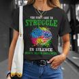 Mental Health Awareness Month Fight Stigma Mental Disease T-Shirt Gifts for Her