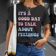 Mental Health Vintage It's A Good Day To Talk About Feelings T-Shirt Gifts for Her