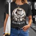 Meowdy Cat Cowboy Hat Country Lover T-Shirt Gifts for Her