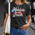 Merica 4Th Of July Usa Patriotic Af T-Shirt Gifts for Her