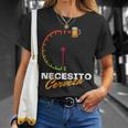 Mexican Beer Necesito Cerveza Cool Sayings Beer Lover T-Shirt Gifts for Her