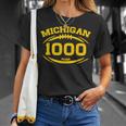 Michigan 1000 Wins Michigan One Thousand Wins T-Shirt Gifts for Her