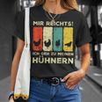 Mir Reichts Ich Geh Zu Mein Hühnern Hühnerzucht Mir Black T-Shirt Geschenke für Sie