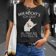 Mir Reichts Ich Gehe Jetzt Alpacas Strohlen T-Shirt Geschenke für Sie