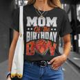 Mom Basketball Birthday Boy Family Baller B-Day Party T-Shirt Gifts for Her