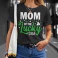 Mom Of The Lucky One Birthday Family St Patrick's Day T-Shirt Gifts for Her
