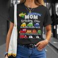 Mom Transportation Birthday Airplane Cars Fire Truck Train T-Shirt Gifts for Her