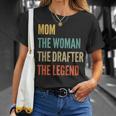 The Mom The Woman The Drafter The Legend T-Shirt Gifts for Her