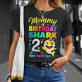 Mommy Of Birthday Shark 2Nd Matching Oufit Party For Family T-Shirt Gifts for Her