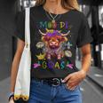 Moo-Di Mardi Gras Bead Heifer Fat Tuesday Festival Costume T-Shirt Gifts for Her