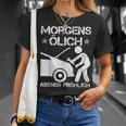 Morning Ölich Abends Fröhlich Car Mechanic T-Shirt Geschenke für Sie