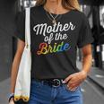 Mother Of The Bride Gay Lesbian Wedding Lgbt Same Sex T-Shirt Gifts for Her