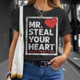 Mr Steal Your Heart Valentines Day Love Boys T-Shirt Gifts for Her