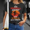 Mtb Zum Downhill Geboren Zur Schule Forced T-Shirt Geschenke für Sie