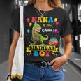 Nana Of The Birthday Boy T-Rex Rawr Dinosaur Birthday Boy T-Shirt Gifts for Her