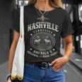 Nashville Music City Usa Guitar Vintage T-Shirt Gifts for Her