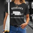 Nebraska Cornhusker State VintageT-Shirt Gifts for Her
