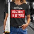 Nicht Stören Maschinen German Text T-Shirt Geschenke für Sie