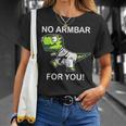 No Armbar For You Jiu Jitsu Dinosaur T-Shirt Gifts for Her