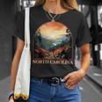 North Carolina Nc Hiking Mountain State Pride T-Shirt Gifts for Her