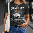 Do Not Pet The Fluffy Cows Bison Yellowstone National Park T-Shirt Gifts for Her