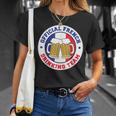 Official French Drinking Team Flag Of France Beer T-Shirt Gifts for Her