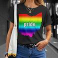 The Official Gay Pride Ohio Rainbow T-Shirt Gifts for Her