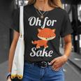 Oh For Fox Sake Cute Top For Boys Girls Adults T-Shirt Gifts for Her
