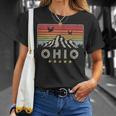 Ohio Retro Style Oh Usa T-Shirt Gifts for Her