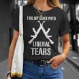 I Oil My Guns With Liberal Tears 2Nd Amendment T-Shirt Gifts for Her