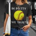 Oklahoma In Patty We Trust Softball Boomer T-Shirt Gifts for Her