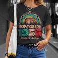 Oktober 1955 Geburtstag Legendär Seit Oktober 1955 T-Shirt Geschenke für Sie