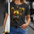 Olodum Music Festival Logo Grey Navy Black T-Shirt Gifts for Her