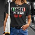 One Down Five Up Gänge Motorrad Motorradfahren Biker Biken T-Shirt Geschenke für Sie