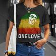 One Reggae Love Reggae Music Rastafarian Jamaica Rock Roots T-Shirt Gifts for Her