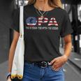 Opa Veteran Myth Legend Outfit Cool Father's Day T-Shirt Gifts for Her