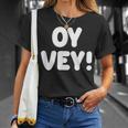 Oy Vey Jewish Yiddish Quote Kosher Gym Workout Hanukkah T-Shirt Gifts for Her