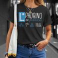 Padrino En Prácticas Anuncio Divertido Del Futuro Padrino Camiseta unisex Regalos para ella