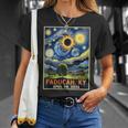 Paducah Kentucky Total Solar Eclipse 2024 Starry Night T-Shirt Gifts for Her