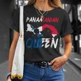 Panamanian Queen Panama Flag Afro-Pride Proud Independent T-Shirt Gifts for Her