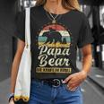 Papa Bear 2 Bären-Welpen Papa 2 Kinderatertag Bär Kapuzenjacke T-Shirt Geschenke für Sie